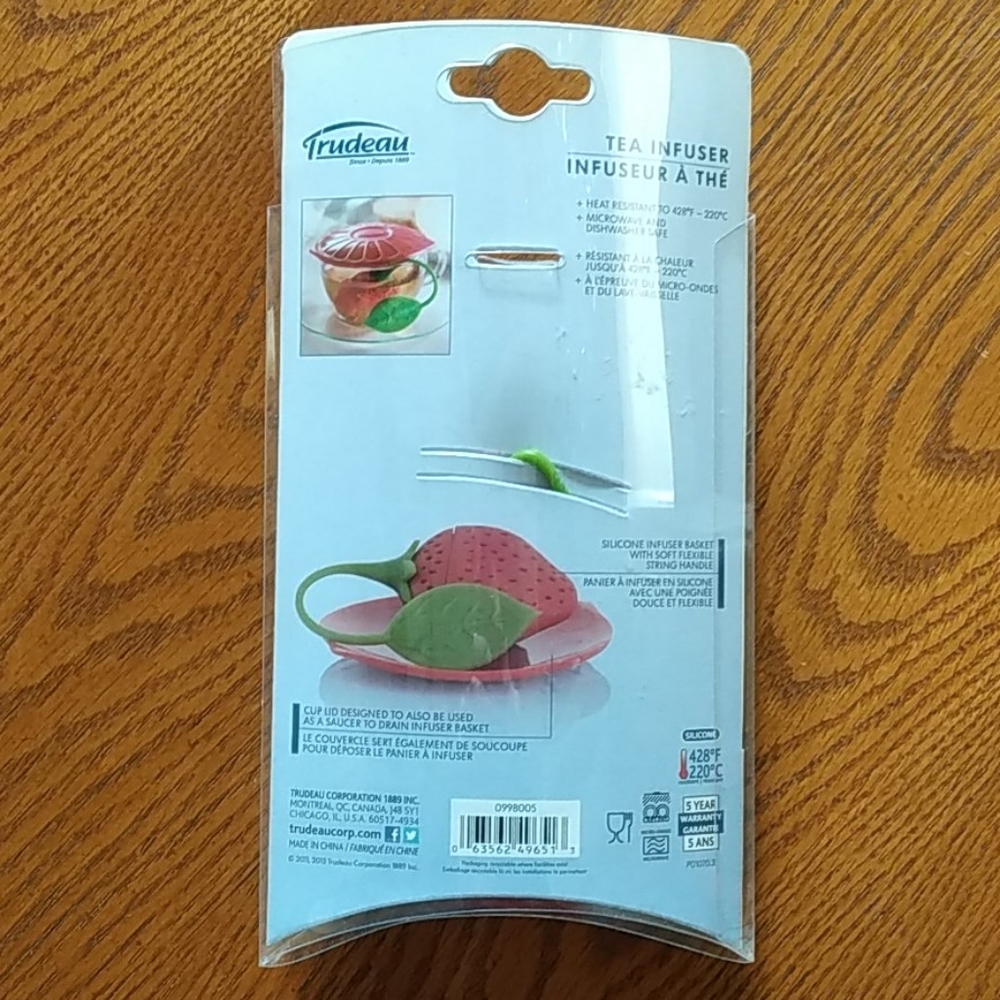 Trudeau Tea Infuser. NWOT - Picture 2 of 3